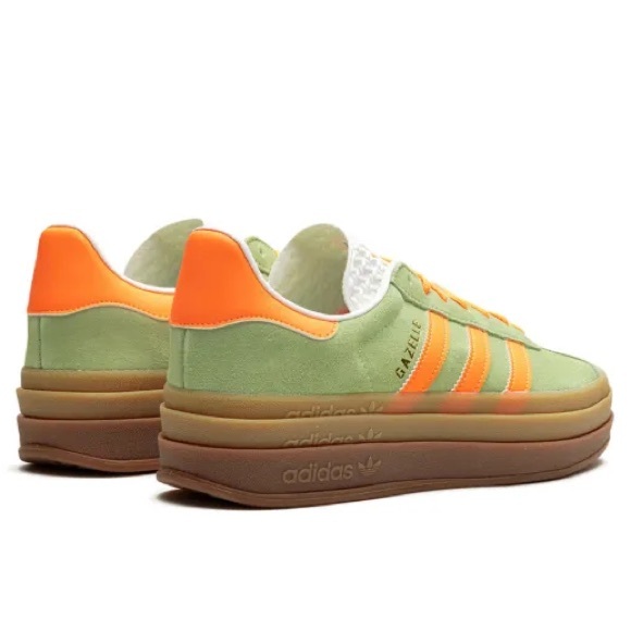 Adidas Gazelle Bold “Semi Green Spark” Women’s Sneakers - Size 5 - NWOT Sold Out - Picture 3 of 5